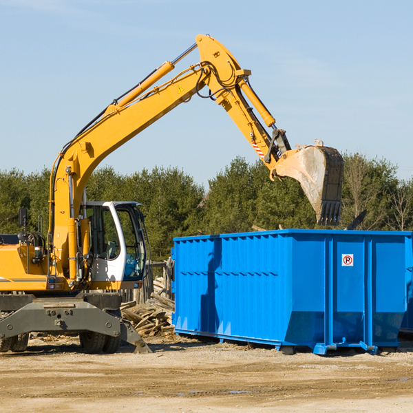 can i rent a residential dumpster for a construction project in Rule Texas